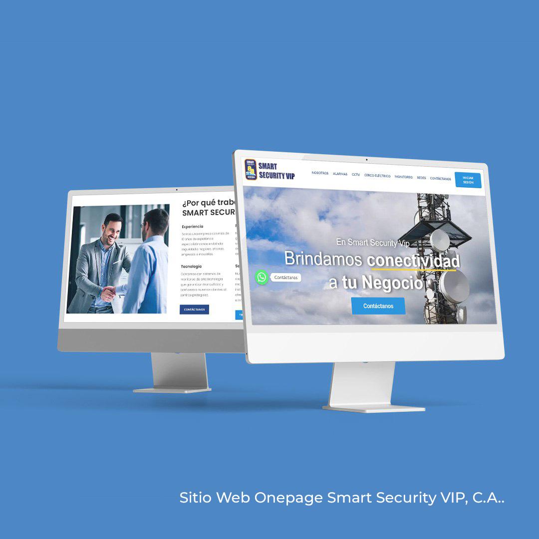 Web One Page Smart Security Vip